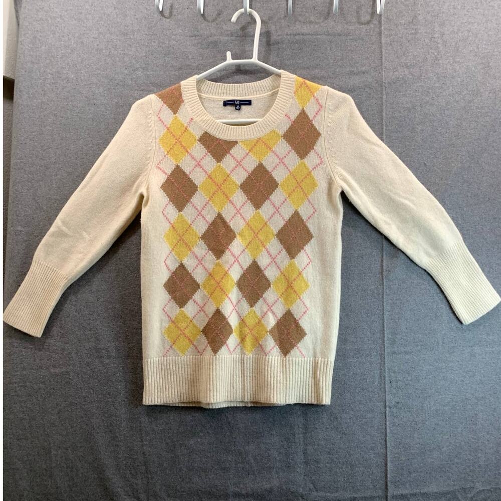 Gap Sweater Womens Medium Long Sleeve Round Neck Knitted Pullover